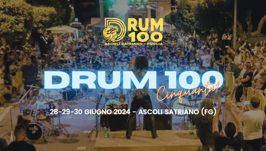 Siamo partner ufficiale del Drum100 ad Ascoli Satriano